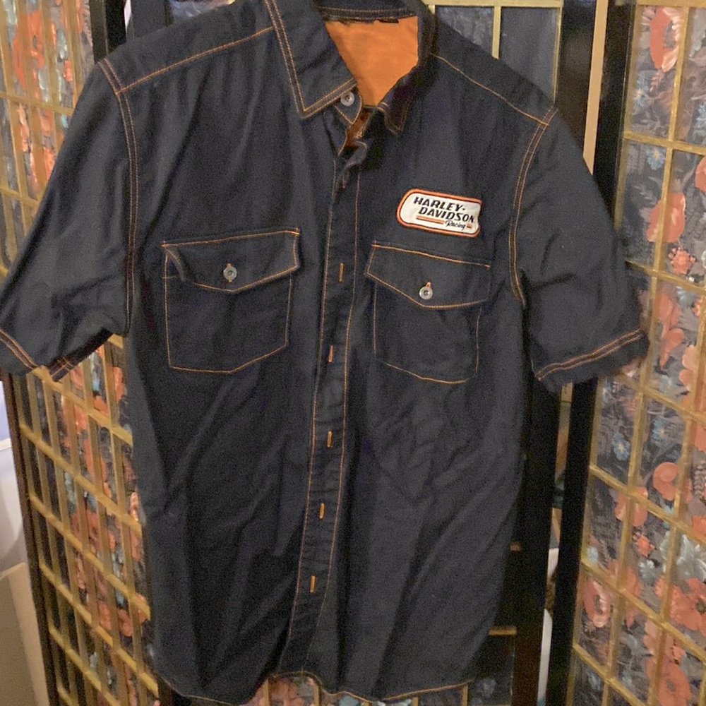Men’s Harley Davidson Button Down Shirt